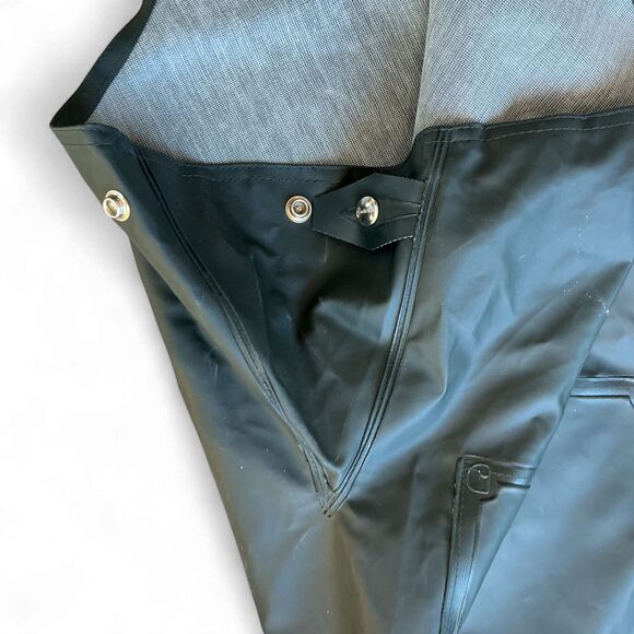 Vintsge Carhartt Mens PVC Rainwear Bib Overall Size 4XL Heavyweight NEW - Picture 4 of 12
